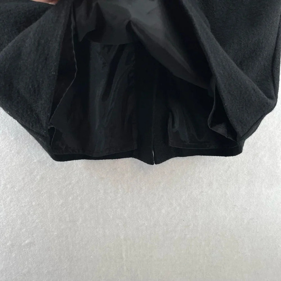 Banana Republic Dress Sz 0P Pure Wool Sheath Mini Scoop Neck Cap Sleeve Black - Picture 7 of 12